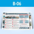 Плакаты «ГО и ЧС. Безопасность в чрезвычайных ситуациях» (В-06, ламинированная бумага, A2, 3 листа)